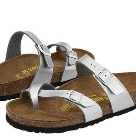 Birkenstock Shoes - Silver Birkenstocks